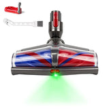 For Dyson V15 V11 V10 V8 V7 Vacuum Cleaner Replacement Soft Roller Floor Nozzle With LED Light Double-Cone Soft Velvet Brus