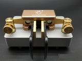 HEC Telegraph Key Automatic Key Dual-Paddle magnetic Rebound  CW Key Stainless Steel Morse Key Ham Everyday Contact