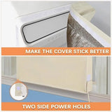 2025 New Air Conditioner Cover Water Resistant Oxford Fabric for Inside Dust Cover