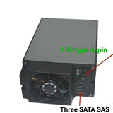 Backplane With Fan Hard Disk Cage Hot Swappable Chassis 2 3.5Inch HDD Optical Drive Expansion 3