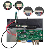 VGA DVI 2AV USB LCD Controller Board 12.1in G121HAX01 1920x1200 Touch LCD Screen