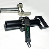 Black Portable Wrist Twister And Wrist Roller Combo Stainless Steel Rotation Curl Training Device Fitness Exercise Equipment