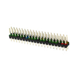 Raspberry Pi Zero 2W Dual-Row 40-Pin Gold-Plated Header Pre-Soldered with Color Silkscreen for Easy GPIO Pin Identification