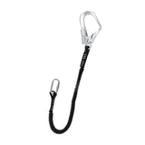 Professional Outdoor High - Altitude Operation Single and Double Hook Elastic Rope Fall - Prevention Buffer Bag Safety Rope