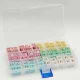 60Pcs Jcase fuse Low Profile Box Shaped Mini Fuse 20A 25A 30A 40A 50A 60A Fuse Assortment Kit for Ford,Nissan,Toyota Trucks