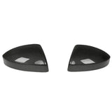 Car Snap-On Rearview Mirror Cover Carbon Fiber Side Wing Mirror Cover With Holes For R8 2016-2021 TT 8S 2015-2021