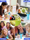 Multifunctional Educational Microscope 1000X 2 Inch Screen Microscope Toy Outdoor Exploration Tool