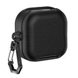 PU Leather Protective Case Cover Fits for Samsung Galaxy Buds4/4Pro Earbuds Sleeve Case Shockproof Anti‑Drop Scratch-Resistant