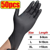 Diamond Grip Heavy Duty Nitrile Gloves Reinforced Palm Rubber Disposable Gloves Anti-slip Wear-resistant