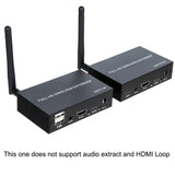 200M Wireless HDMI KVM Extender Video Transmitter and Receiver TV Stick Dongle Adapter for TV Box Camera Laptop PC To TV Monitor