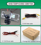 For SEAT Leon Exeo ST /SEAT Toledo 5P Leon 1P 5F NH Ibiza 6L 3d 5d Hatchback 2002~2008 AHD 1080P 170° FishEye Rear View Camera