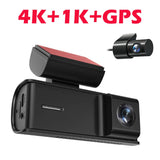 Dash Cam 4K 2160P UHD WiFi for Car DVR Camera Video Recorder Auto Night Vision WDR Voice Control Wireless 24H Parking Mode