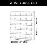 Acrylic Business Card Holder Horizontal Pre Drilled Card Storage Sticker Display Stand Hanging Organizing Marketing Holder