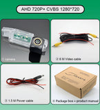 Golden-FishEye AHD 1080P 170° Rear View Camera For SEAT Ibiza FR 5D hatchback 2017 2018 2019 Leon MK3 5F Toledo MK4 KG 2012~2017