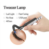 Uv Lamp Lash Eyelash Extension Uv Led Eyelash Lamp Led Light on Tweezers