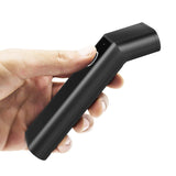 3-in-1 Black Handheld 1D Barcode Scanner 100times/s with 1100mAh Battery 16MB Storage 2.4G BT USB Connection Charging Scanning