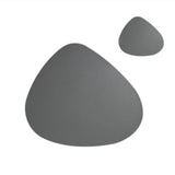 Placemat Table Mat  PU Leather Waterproof Heat Insulation Non-Slip Placemat Soft  Washable Bowl Coaster
