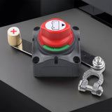 Auto Battery Disconnect Switch On/Off 300A 12-48V Top Post Battery Switch Marine Battery Switch for Car SUV Boat