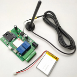 2X RTU5015 Plus GSM Remote Board With Two Alarm Input And One Relay Output And SMS Control Battery For Power Off Alarm