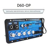 Bluetooth Car Amplifier Board With Reverb Dual MIC Input Optical Fiber USB/TF/FM Support-P60-OP Model