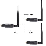 50m Wireless HDMI Extender Video Transmitter Receiver 1 To 2 3 4 1x4 Display for TV Box Camera Laptop PC To TV Monitor Projector