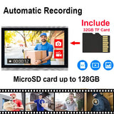 TUYA WiFi Video Doorphone 10inch Screen Monitor 2pcs RFID Camera APP Unlock Multifamily Apartment Building Access Control System