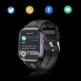Sports Smart Watch 2.5D Alloy Design 2.99-inch HD Screen BT Calls Health Monitor Games Calculator Alarm Clock Smartwatch Men