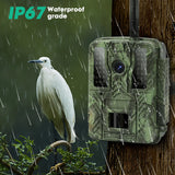 BSTCAM BST880-WIFI 32MP Wildlife Hunting Trail Camera Photo Traps with Wide Angle Lens App Settings for Garden Security