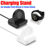 Desktop Dock Charger Adapter Stand Holder Silicone Non-Slip Charger Stand Charging Dock Stand for Google Pixel Watch 3 41mm 45mm