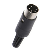 10 PCS 5 Pin DIN Plug Male Connector Jack With Plastic Handle Keyboard Cable Adapter Connector
