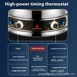 2025 Commercial Multi-Layer Electric Steamer - Large Capacity Non-Magnetic Stainless Steel with Timing Function