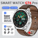 Watch6pro Smartwatch 1.5 Inch HD IPS Screen GPS Motion Tracking Bedlight BT Call Altitude Pressure Dynamic Island Health Monitor