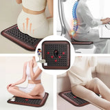 Infrared Heating Photon Mat Tourmaline Jade Cushion Acupoint Massage Massager Mat Square Cushion Relieves Pain 45x45cm