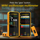 2-in-1 Graphic Digital Multimeter Oscilloscope High-precision Multitester Resistance Voltage Capacitance Hz Continuity Tester