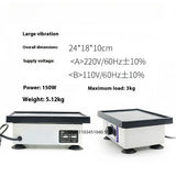 square Dental Vibrator Variable Speed Lab Shaker Oscillator Vibrating Machine for Mixing Plaster/Gypsum Pouring Models 150W