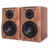 Passive Bookshelf Speakers 3D Surround Sound Dolby Digital Virtual Surround Sound Wired Subwoofer HIFI Audio Wooden Loudspeaker