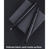 E-Easy To Use-Press Retractable Fountain Pen Extra Fine Nib Metal Matte Ink Pen Practice Writing Fountain Pen