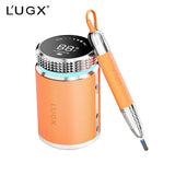 C High Quality Portable Dustproof Manicure Machine LUGX Nail Drill Waterproof Brushless Motor Handle Beauty Salon Nail Equipment