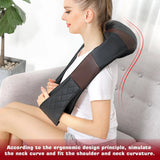 Electric Neck Massager Relax Muscles Relieve Stress Tension  Customized Automatic Timing Shiatsu Pillow With Bag Athletes Office