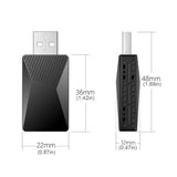Wired To Wireless Carplay Android Auto Mini Adapter Bluetooth-Compatible 5.0 WiFi for Cars with OEM Wired CarPlay Android Auto