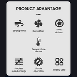 B59B-1100W Air Turbo Jet Fan 1600G Thrust Handheld Violent Fan Rechargeable Car Wash Snow Removal Air Dryer For