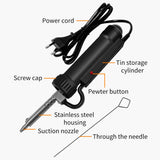 Lightweight 220V30W Electric Vacuum Solder Sucker Soldering Desoldering Suction Pump Iron Gun Electric Tin Soldering Repair Tool