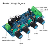 JY-A551 Preamp Tone Board Single Power Supply NE5532 Power Amplifier Board Fever Grade Tone Board Amplifier Application