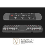GW-Q40 Voice Remote Control 2.4G Wireless Keyboard Air Mouse IR Learning Micro-Type Gyro Backlit