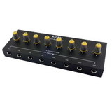 8-Channel Portable And Rechargeable Audio Mixer For Outdoor Music Events, Suitable For Instruments And Microphones