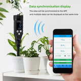 Bluetooth Digital Soil PH Meter 0.0~14.0pH Soil Tester Hydroponics Planting Garden Farmland Data Logger Temp Acidity Analyzer