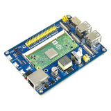 Raspberry Pi CM3/CM3+ Compute Module PoE Expansion Board with Dual Camera, Display & USB Ports