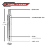 Professional Dermapen Derma Pen Electric Wireless Derma Pen With Screw Cartridges MTS Microneedling Needles Mesotherapy Beauty