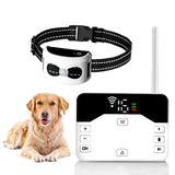 Wireless Electric Fence for Dogs 2-in-1 Remote Training Collar, Pet Containment System Adjustable Vibration  Shock