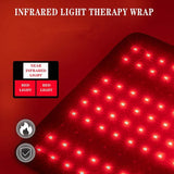 Red Light Therapy Belt for Weight Loss & Pain Relief - Infrared Lipo Wrap with 660nm & 850nm Wavelengths, Wearable Waist Massage